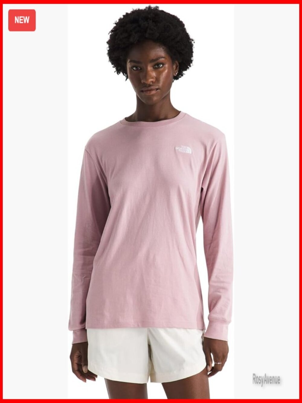 Relaxed Fit Long Sleeve Cotton Tee for Outdoor Activities